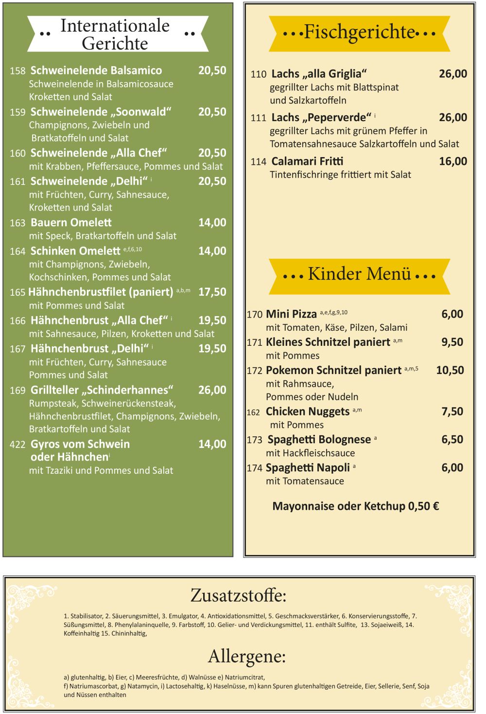 Speisekarte Seite 8
